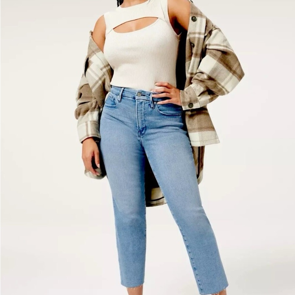 Good American Good Legs Jeans Blue High-Rise Size 6/28